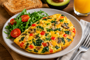 Hit Your Fiber Goals with This Easy Air Fryer Snack: Air Fryer Omelette