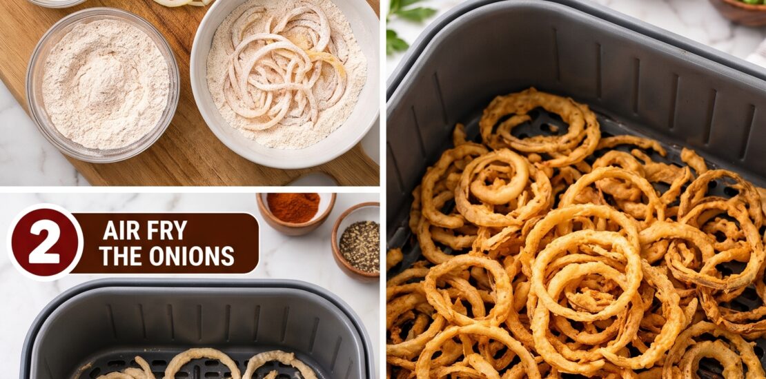 GOLDEN CRISPY AIR FRYER ONION STRINGS