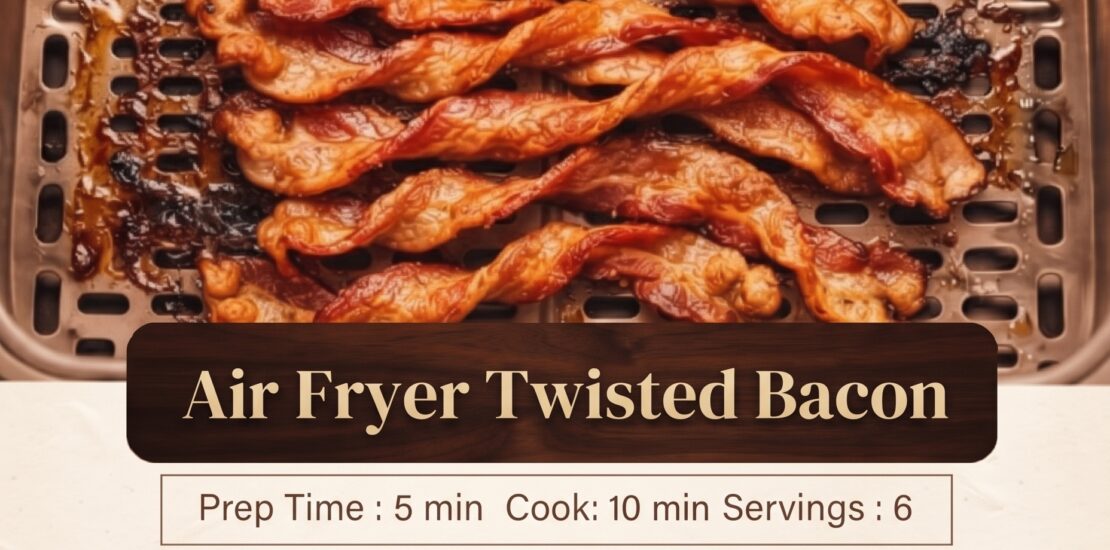 Delicious Air Fryer Twisted Bacon Delicious Air Fryer Twisted Bacon